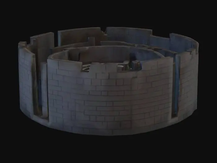 3D model for Make me a maze with a difficult exit.
