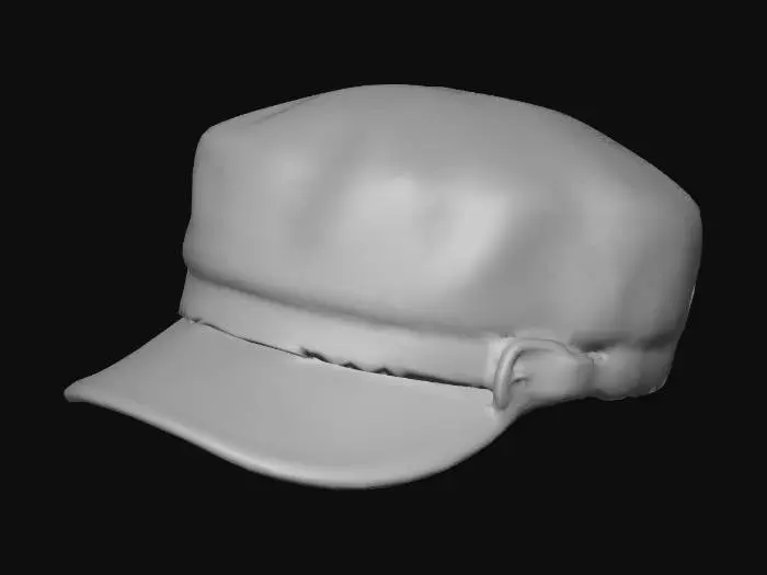 3D model for Black Buckle Cap