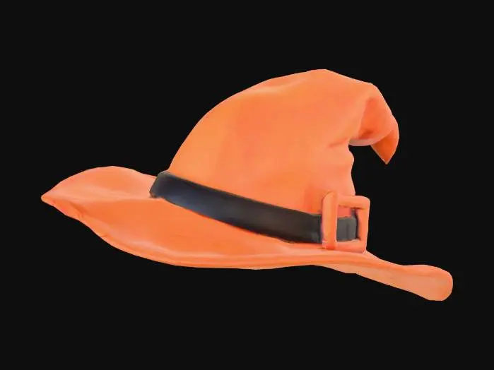 3D model for Orange Witch Hat