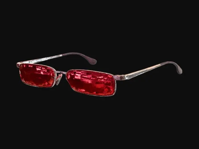 3D model for Red Lens Glasses