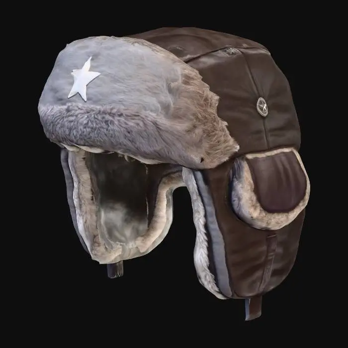 3D model for Ushanka with Star