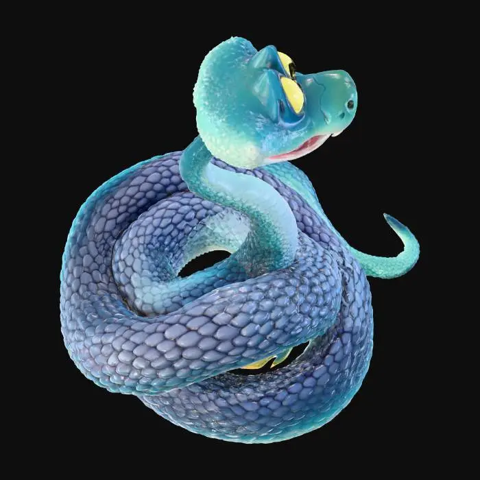 3D model for GaryDe‘snake(Zootopia 2)