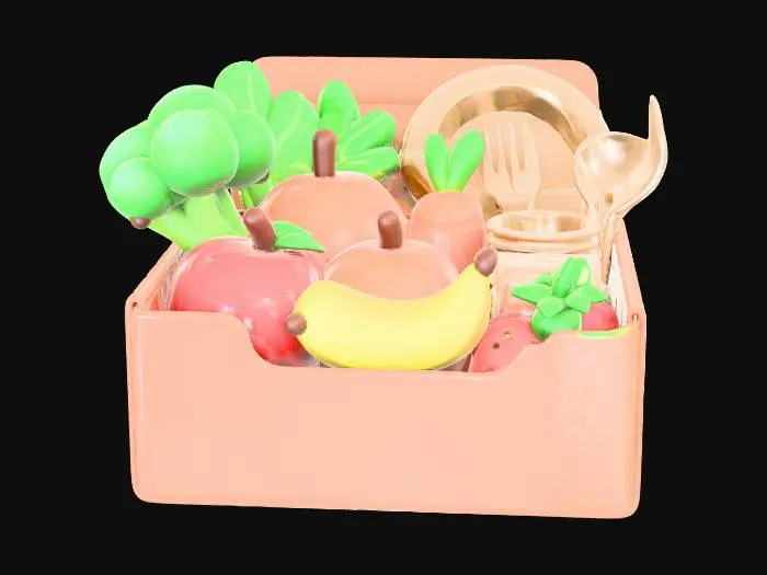 3D model for Lunchbox Delight