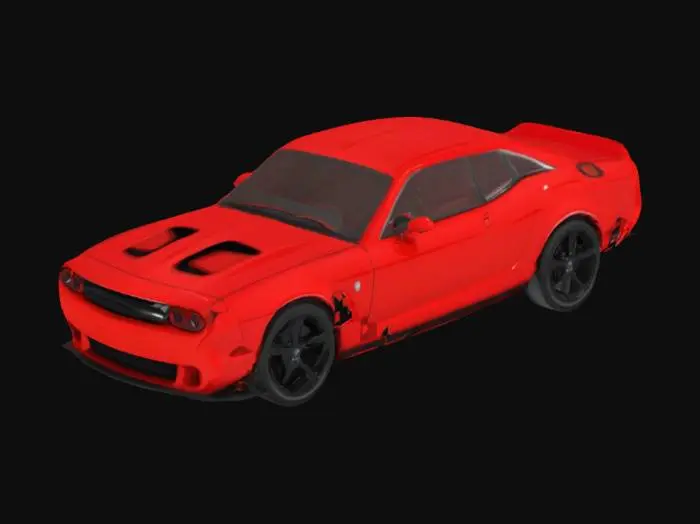 3D model for Red Challenger