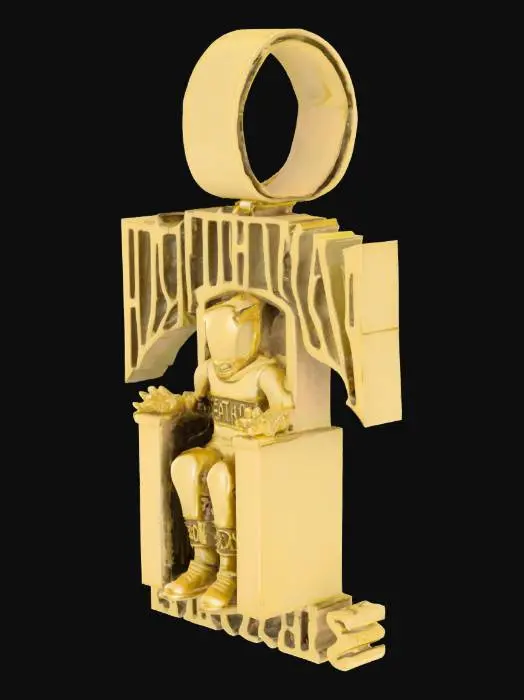 3D model for Death Row Pendant