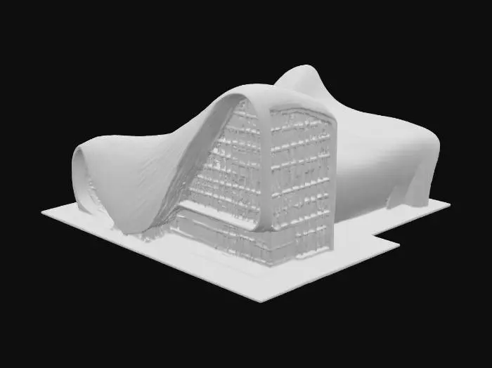 3D model for Waveform Pavilion