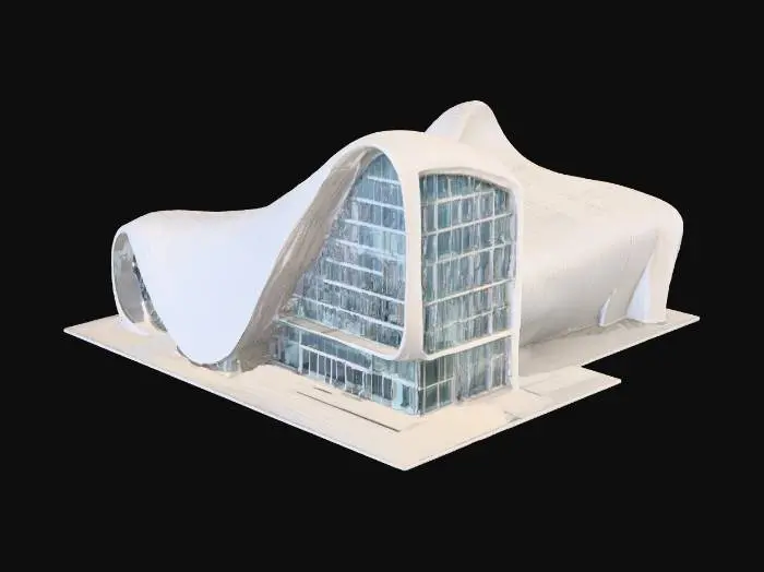 3D model for Waveform Pavilion