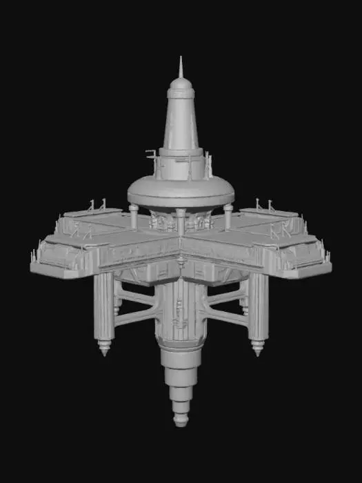 3D model for The Floating Fortress