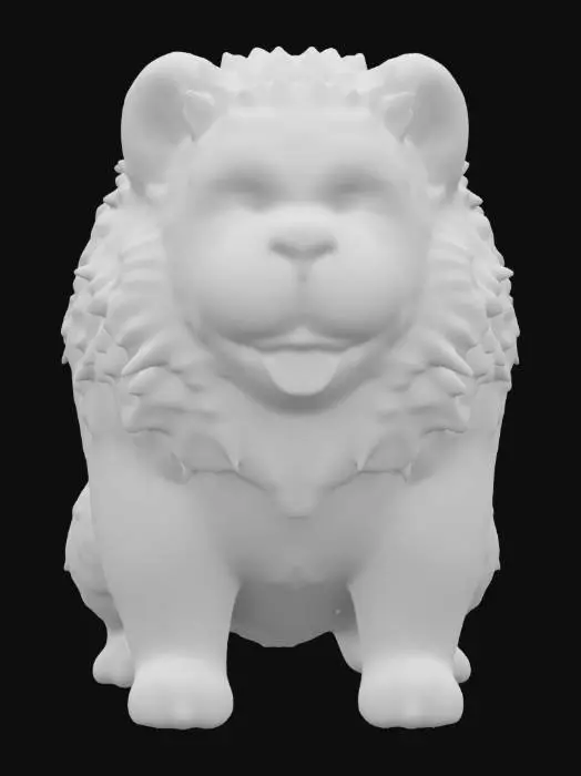 3D model for Fluffy Companion