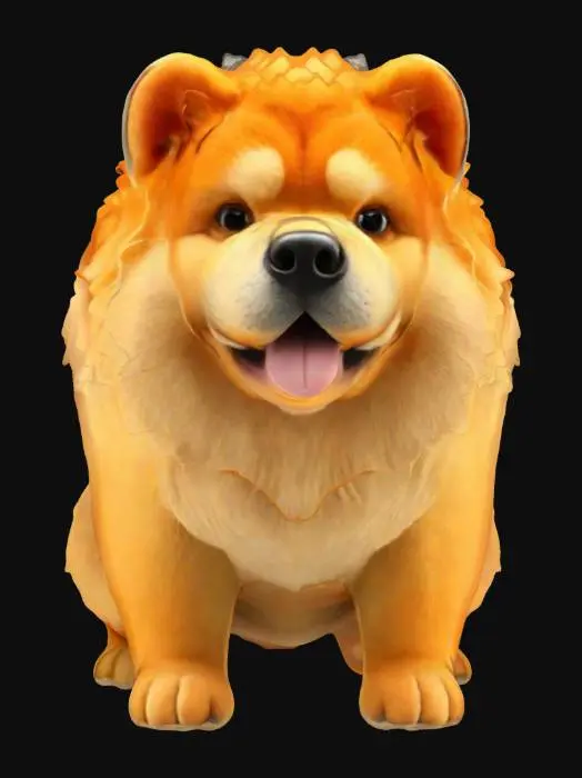 3D model for Fluffy Companion