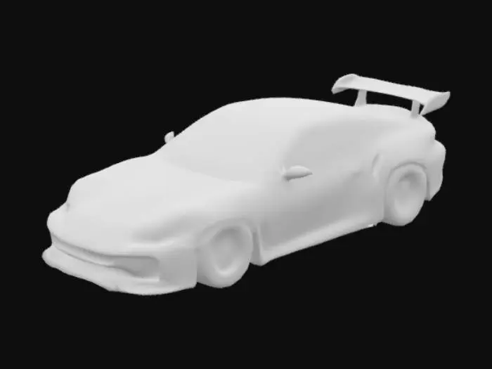 3D model for GT3 RS on Track