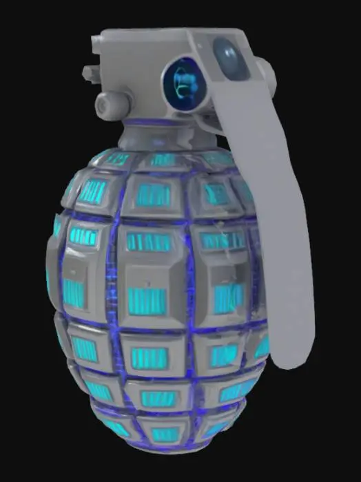 3D model for make me one futurestic gernade
