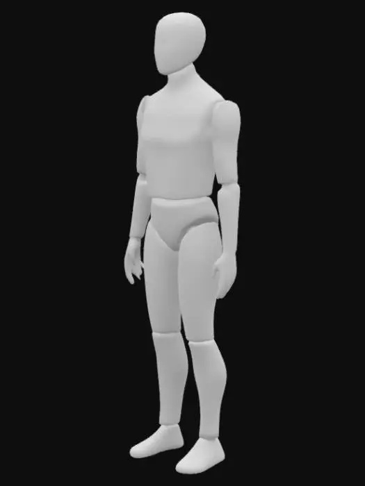 3D model for Mannequin Figure