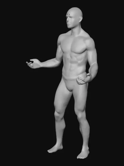 3D model for Bodybuilder Animation