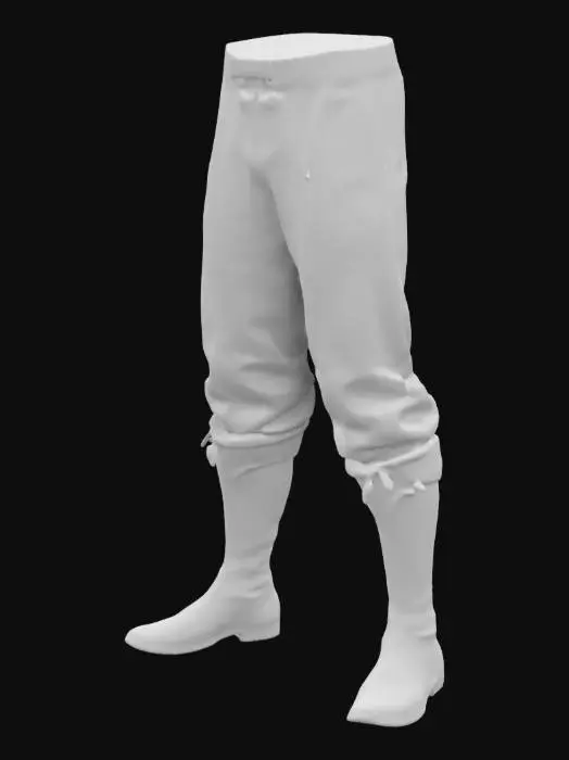 3D model for Ornate Leather Trousers and Boots