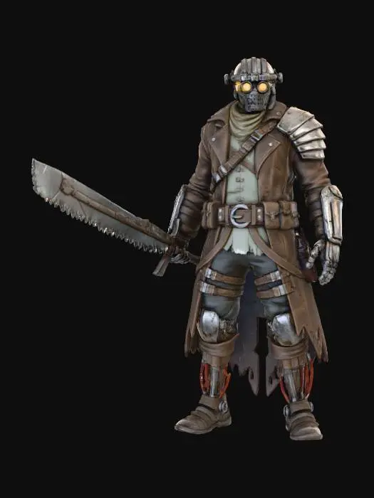 3D model for Wasteland Warrior
