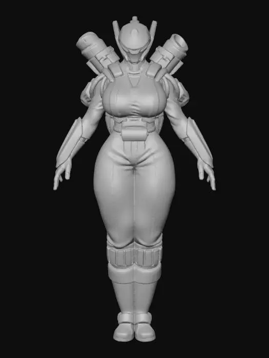 3D model for Cybernetic Vanguard