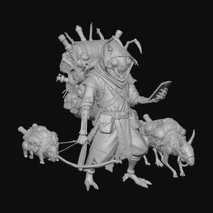 3D model for Desert Wanderer