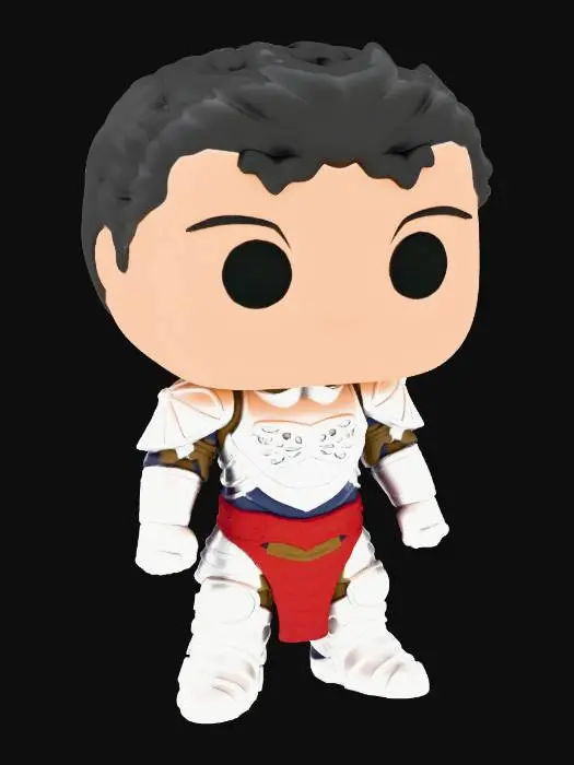 3D model for Knight Figurine Profile