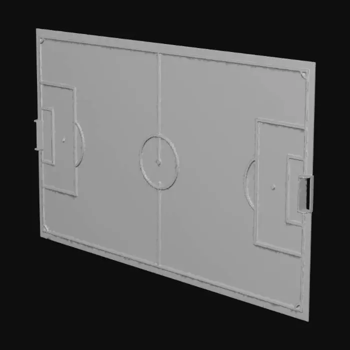 3D model for Striped Soccer Field