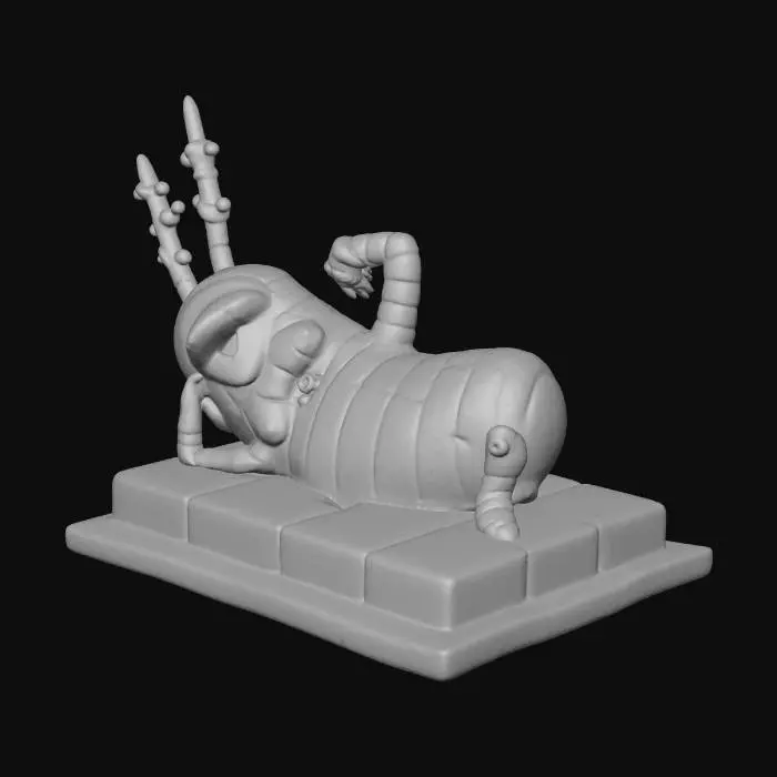 3D model for Plankton monument