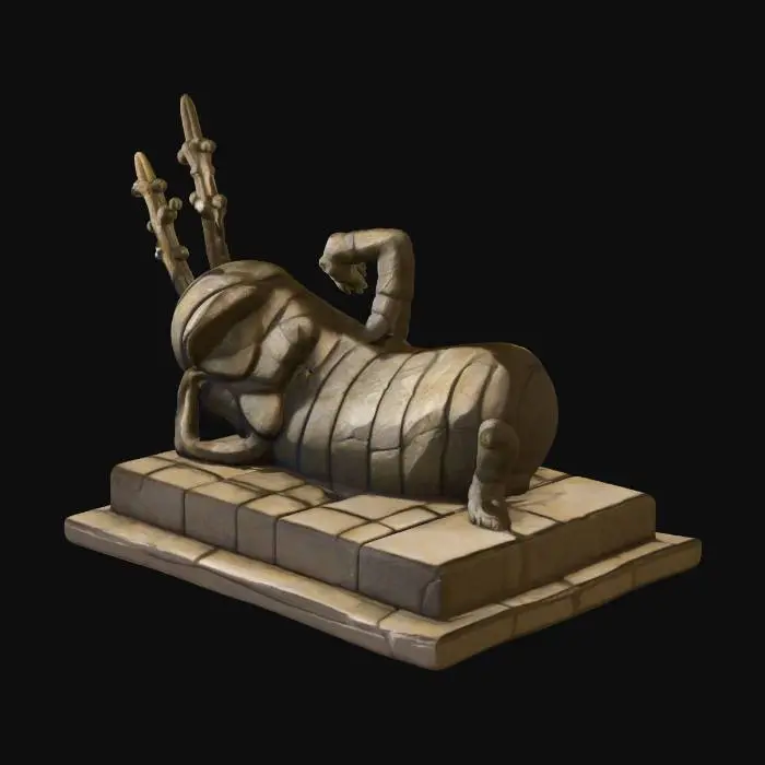 3D model for Plankton monument