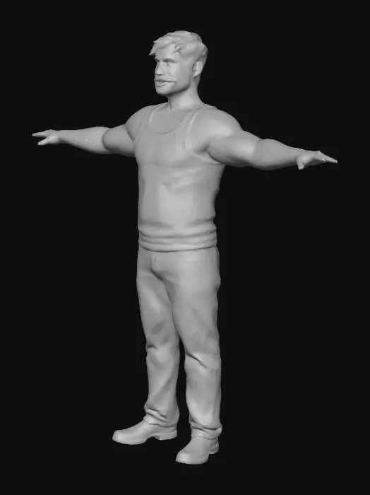 3D model for Smiling Mustache Mechanic