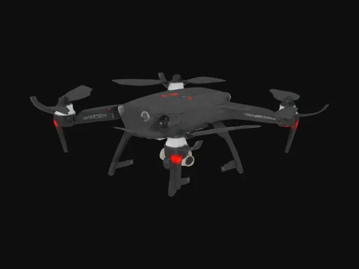 3D model for Surveillance Drones – “Warden Units”
Design: Matte black quadcopters with ringed light scanners.

Lights: Rotating red-white scan beams.

Behavior: Hover silently until provoked, then pulse-scan for movement.

Upgrade Types:

Warden Alpha – Basic patrol

Warden Echo – Chases and stuns

Warden Prism – Reflective shields, must be disabled by hacking