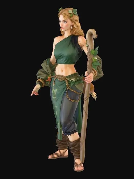 3D model for Forest Enchantress