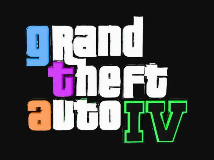 3D model for Grand Theft Auto IV Logo