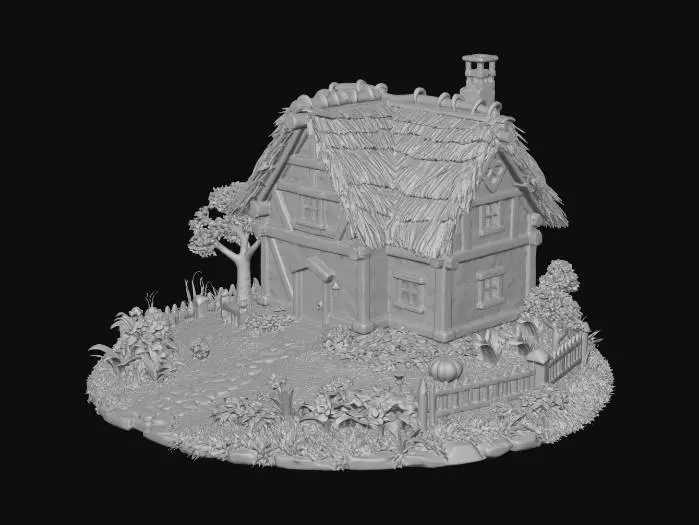 3D model for Cottage Serenity