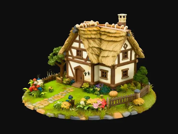 3D model for Cottage Serenity