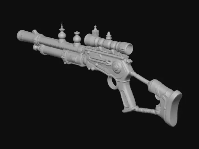 3D model for Steampunk Blunderbuss