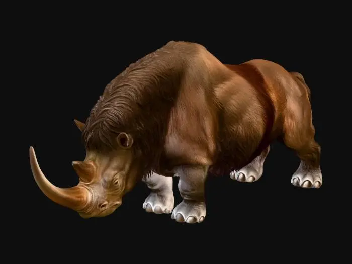 3D model for Ice Age Rhinoceros