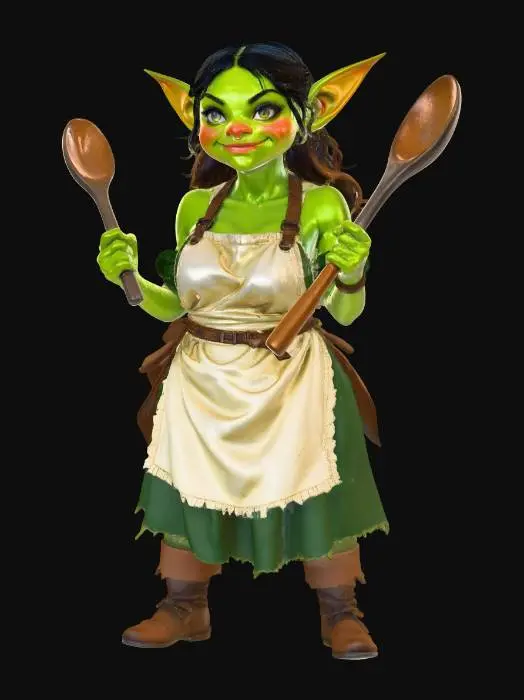 3D model for Goblin Chef in the Kitchen