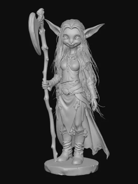 3D model for Elf Guardian of the Forest