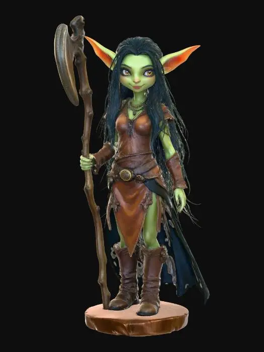 3D model for Elf Guardian of the Forest