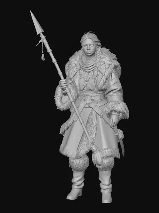 3D model for Warrior of the Snowfields
