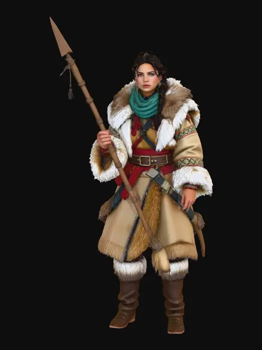 3D model for Warrior of the Snowfields