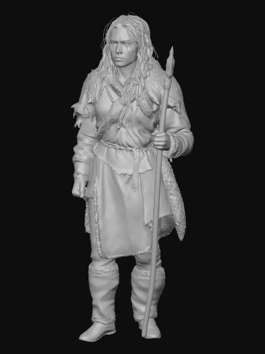 3D model for Warrior of the Wild