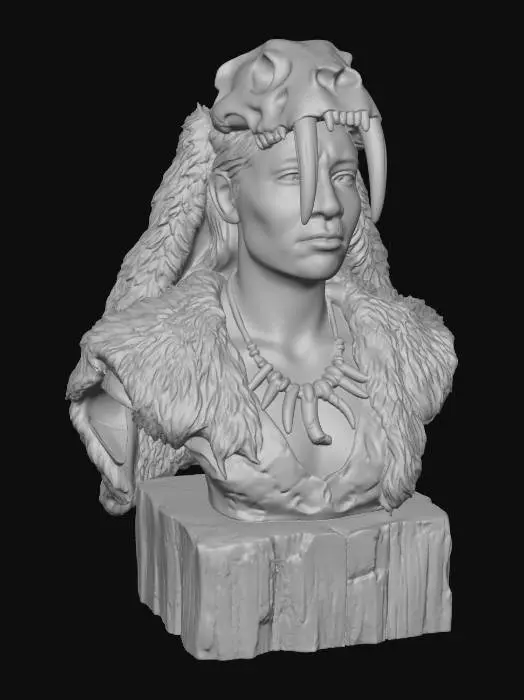 3D model for Cave Ritual Guardian