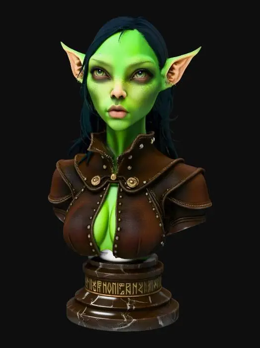 3D model for Elven Sentinel