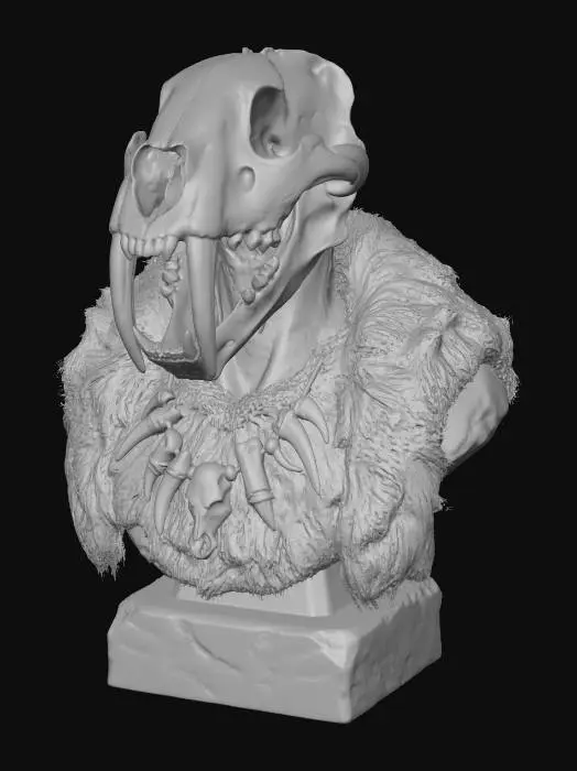 3D model for Prehistoric shaman