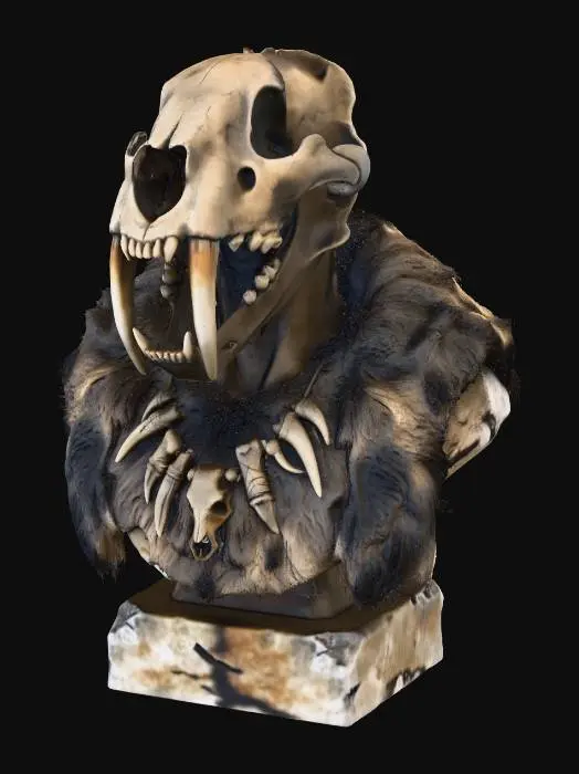 3D model for Prehistoric shaman