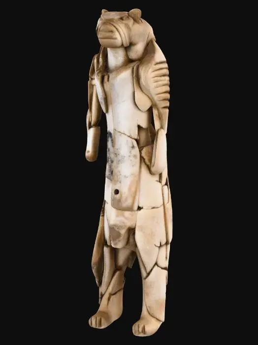 3D model for Ancient Bear Figurine