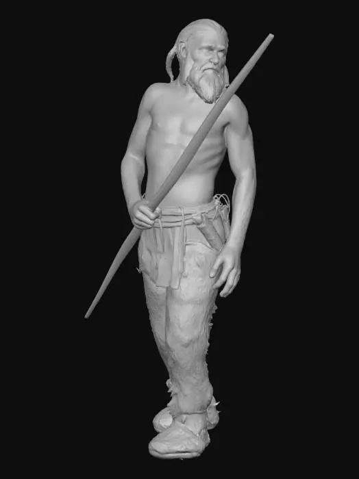 3D model for Otzi - Ice Age Hunter