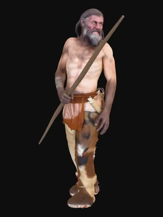 3D model for Otzi - Ice Age Hunter