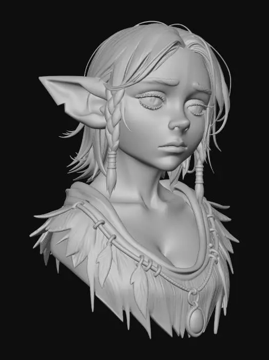 3D model for Emerald Gaze