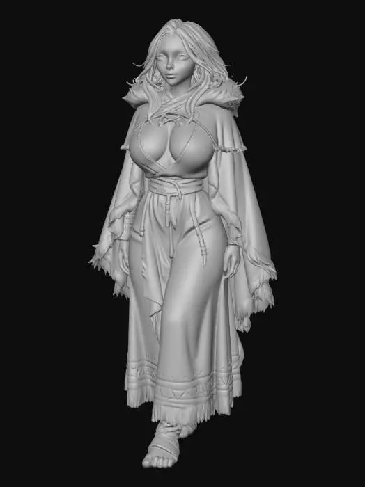 3D model for Snowbound Wanderer