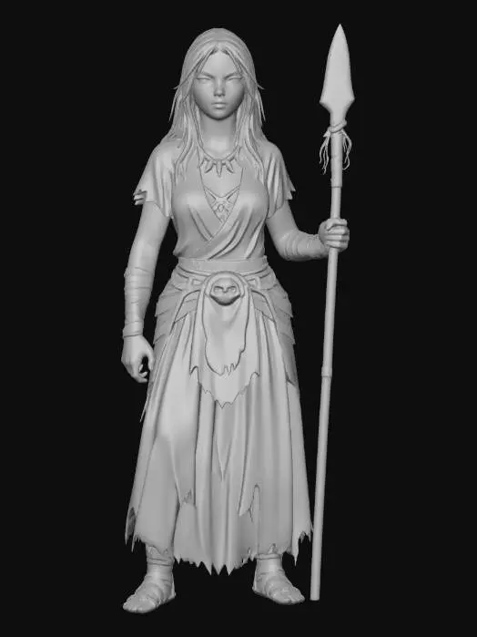 3D model for The Sandbound Warrior